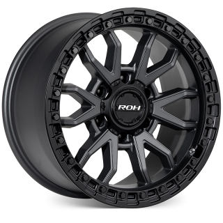 ROH Raid Matte Black Graphite 18x9 6x135 12