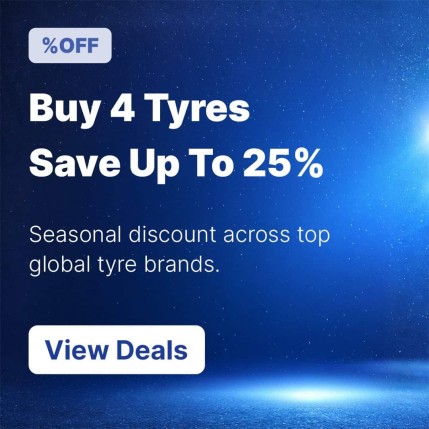 Buy 4 Tyres Save Up To 25%